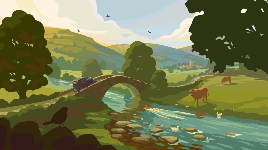 Over hills and&nbsp;dales